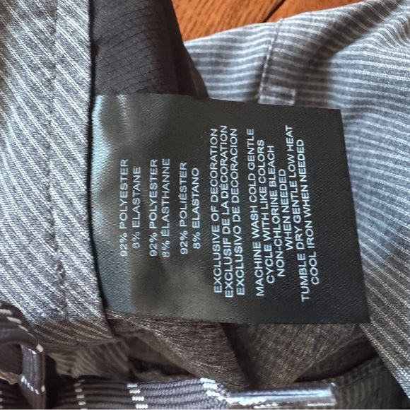 Hang Ten Men's Gray Striped Shorts Size 36 - Picture 4 of 5